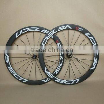 UDELSA Carbon Wheels 50mm Deep 23mm Wide R13 Hubs Bicycle Wheelset F:20H R:24H                        
                                                                                Supplier's Choice