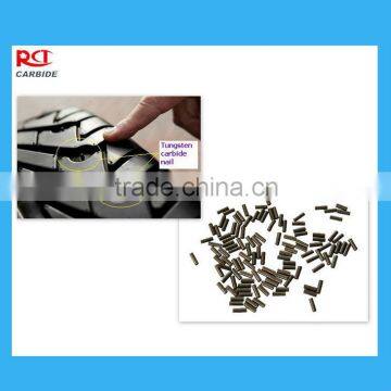 Acceptable Customized tungsten carbide nail used for antiskid rubber studded tyre