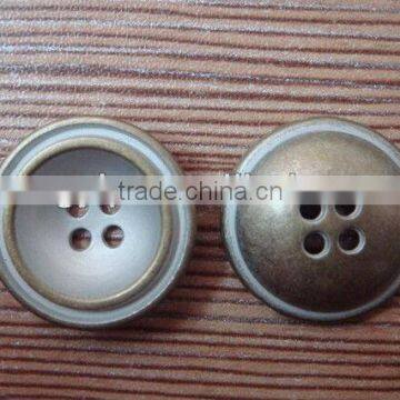 18mm flat 4 holes bowl metal button