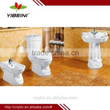 china supplier Modern design sanitary ware ceramic two piece toilet