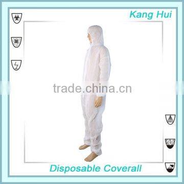 Non-woven fabrics disposable coverall with cap