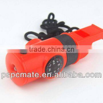 newest promotional plastic whistle with compass