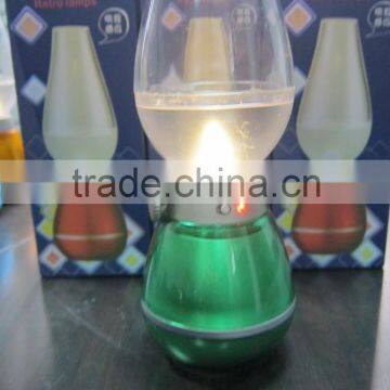 ABS+Acrylic material blowing control retro kerosene lamps