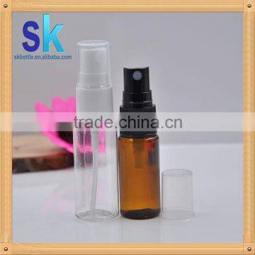 Top Grade Plastic Spray Bottle 10ml Amber Spray Cap Plastic Bottle in Stock photo-5