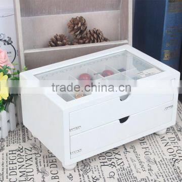 QD497 white wooden shadow box photo frames wholesale