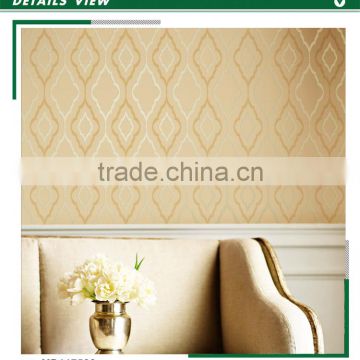 clearance embossed plastic wallpaper, royal geometric wall decor for kitchen , decorative wall covering distributor