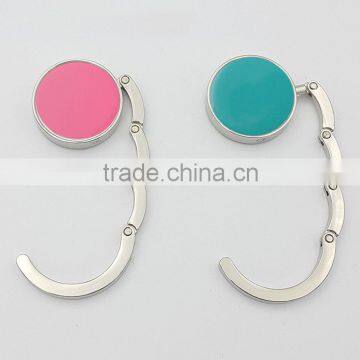 Laser Engrave Initial Personalized Monogram Enamel BagHanger Key Fob photo-2