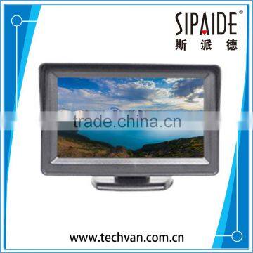 SPD59 4.3Inch TFT Car LCD Monitor Mirror with Reverse Rear View Backup CMOS Camera for Car Reversing Record