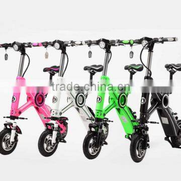 new products 2016 EcoRider lithium battery folding e bike, folding electric bike, mini bicycle, foldable ebike 250W                        
                                                Quality Choice