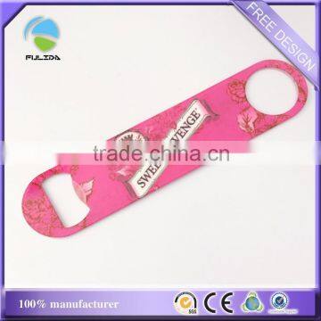 metal stainless steel can opener, beer bottle opener with full color printing