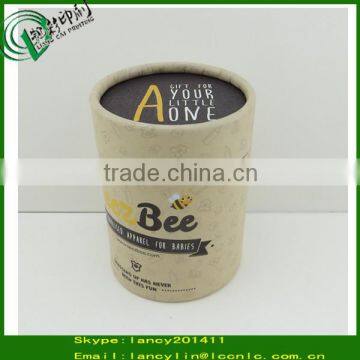 recycled kraft paper tube for candles,eco-friendly brown paper tube,paper tube with custom label