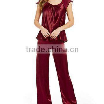 Summer Sleepy Satin Pajamas For Women Adult Sleepwear
