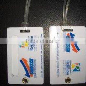 Standard size pvc luggage Tag