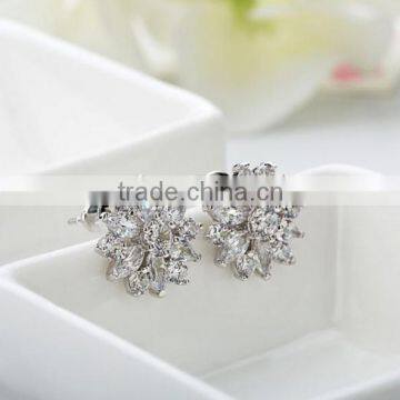 Elegant Luxurious Party Studs With AAA+ Cubic Zircon Stone Fashion Earrings for Women photo-6