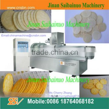 automatic electric crunch rice chips extrusion machinery