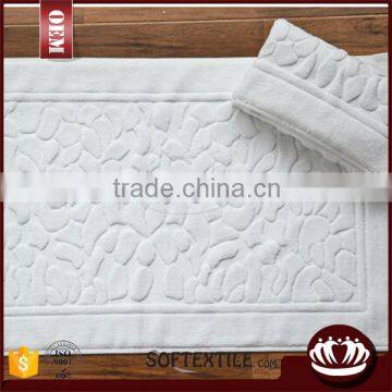 china manufacture 100% cotton loop bath mat