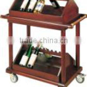 Champagne waterwheel yiyongjia luxury wine liquor trolley cart stainless steel meat trolley