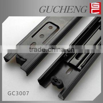 Manufacture 3 fold full extension ball bearing telescopic slide