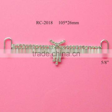 Stock hot selling Factory price rhinestone connector for headband/hairwear(RC-2018)