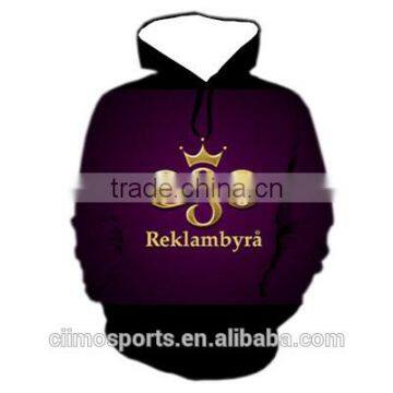 Custom Made Print Pull Over Sleeveless Hoodie photo-2