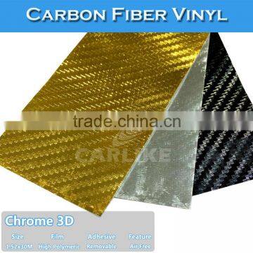 Stick Any Where Polymeric PVC Film We Can Do OEM Chrome 3D Static Cling Vinyl Film photo-2