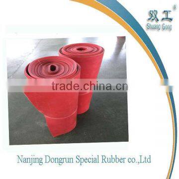 Red SBR rubber sheet waterproof seismic