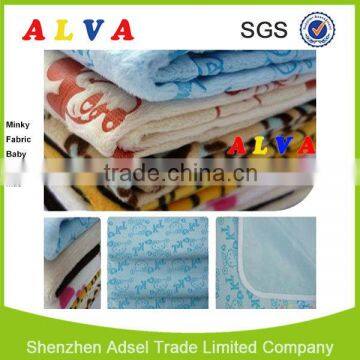 Alva Waterproof Minky Fabric Wholesale Baby Receiving Blankets Wholesale