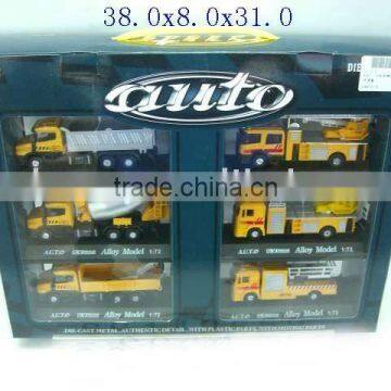 6 1:72 Alloy model car