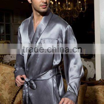 Men silk robe