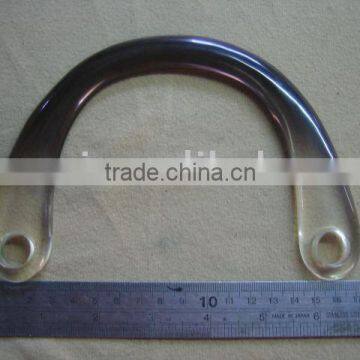 Half round handbag handle