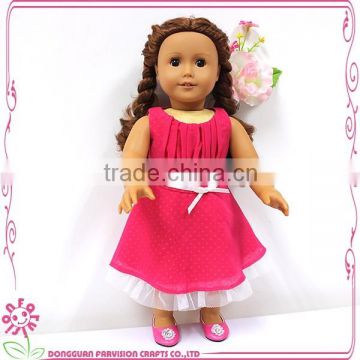 18 inch fashion pvc cartoon character soft small plastic doll for kid