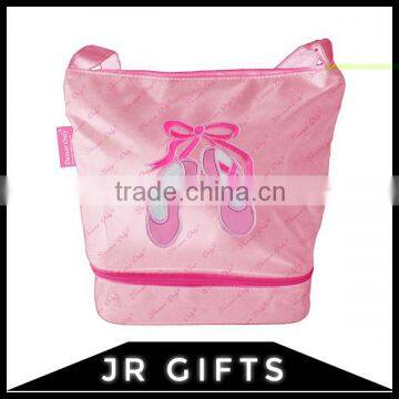 China Manufacturer Teenage Polyester Pink Ballet Bag