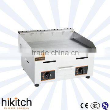 Fast Food Kitchen Equipment Commercial 2 Burners Stainless Steel Gas Griddle Machine photo-1