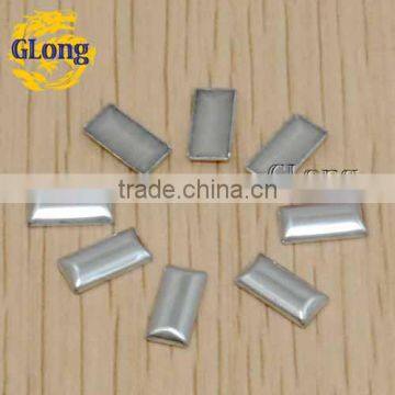 10mm Hot Fix Long Sticks Silver Aluminum DIY for clothing bag shoe Accessories #GT111-10Z(001)