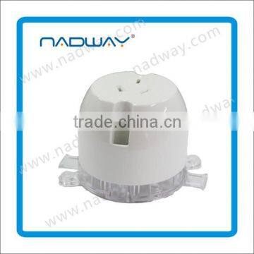 2015 NEW PRODUCT White Single Socket Outlet made in china from NDAWAY