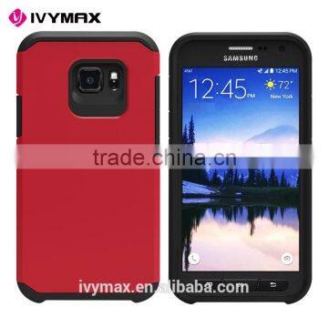 New products 2016 mobile phone case rubber hybrid double layer case for samsung S7 Active /G891