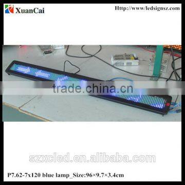 GSM blue color single line message_96*9.7*3.4cm_Small LED display_LED moving message Screen/ panel/display/board