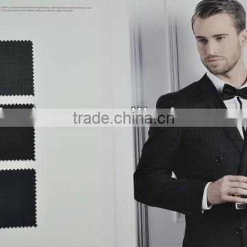 wholesale tailor made Super130 merino wool men's suiting fabric