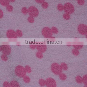 anti-pilling fleece fabric with cartoon design for children