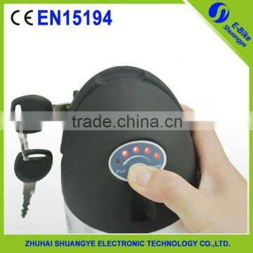 36v10AH Electric Aluminum Box Bicycle Lithium Battery With Charger