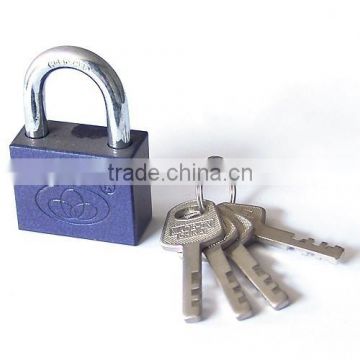 square shape disc mechanism padlock