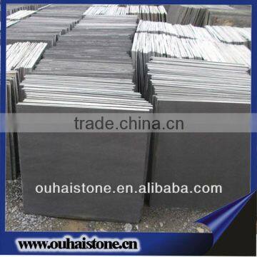 Useful slate flooring newest brand square shape natural black floor tile customized size