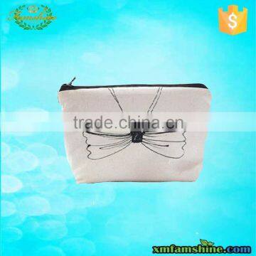 promotional wholesale canvas cosmetic bag