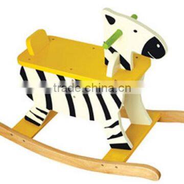 Professional Ride on Animal Toy Wooden Rocking Horse for Sale photo-2
