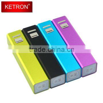 tube power bank(rohs power bank 2600mah) test bank brunner