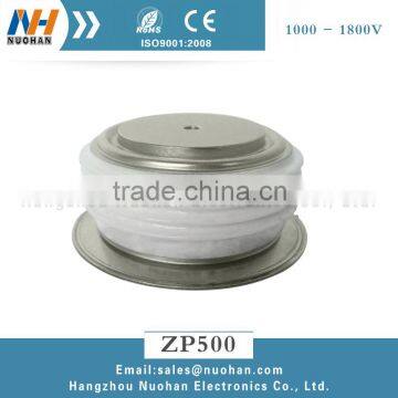 ZP500 1000~1800V disc type diode standard ceramic rectifier diode