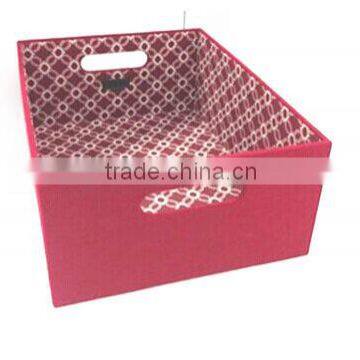 red linen storage box ,Wenzhou