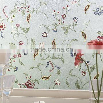 PVC Adhesive Static Cling Frosted Privacy Decorative Window Film 60cm x 100cm Free Shipping photo-4