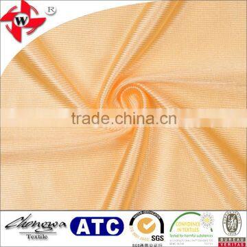 100% Polyester Shiny Tear-resistance Tricot Knit Plain Fabric