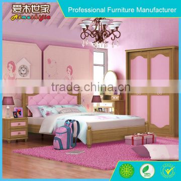 cute girls pink children bedroom furniture twin size